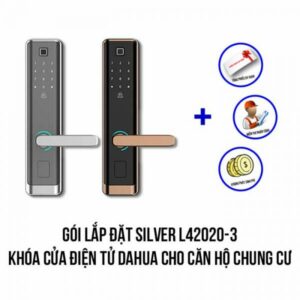 Lắp đặt khóa cửa điện tử DAHUA cho căn hộ chung cư gói SILVER L42020-3