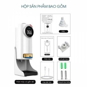 Máy rửa tay tích hợp đo thân nhiệt V19Pro-VN (Dual) - 3