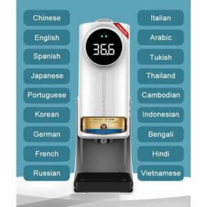 Máy rửa tay tích hợp đo thân nhiệt V19Pro-VN (Dual) - 4